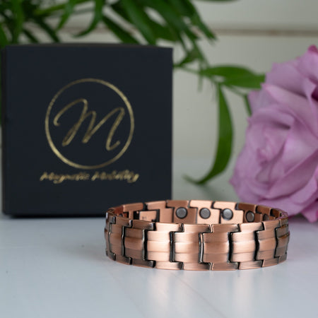 Ashe Copper Magnetic Bracelet - Double Strength- Lillys Pharmacy and Health Store