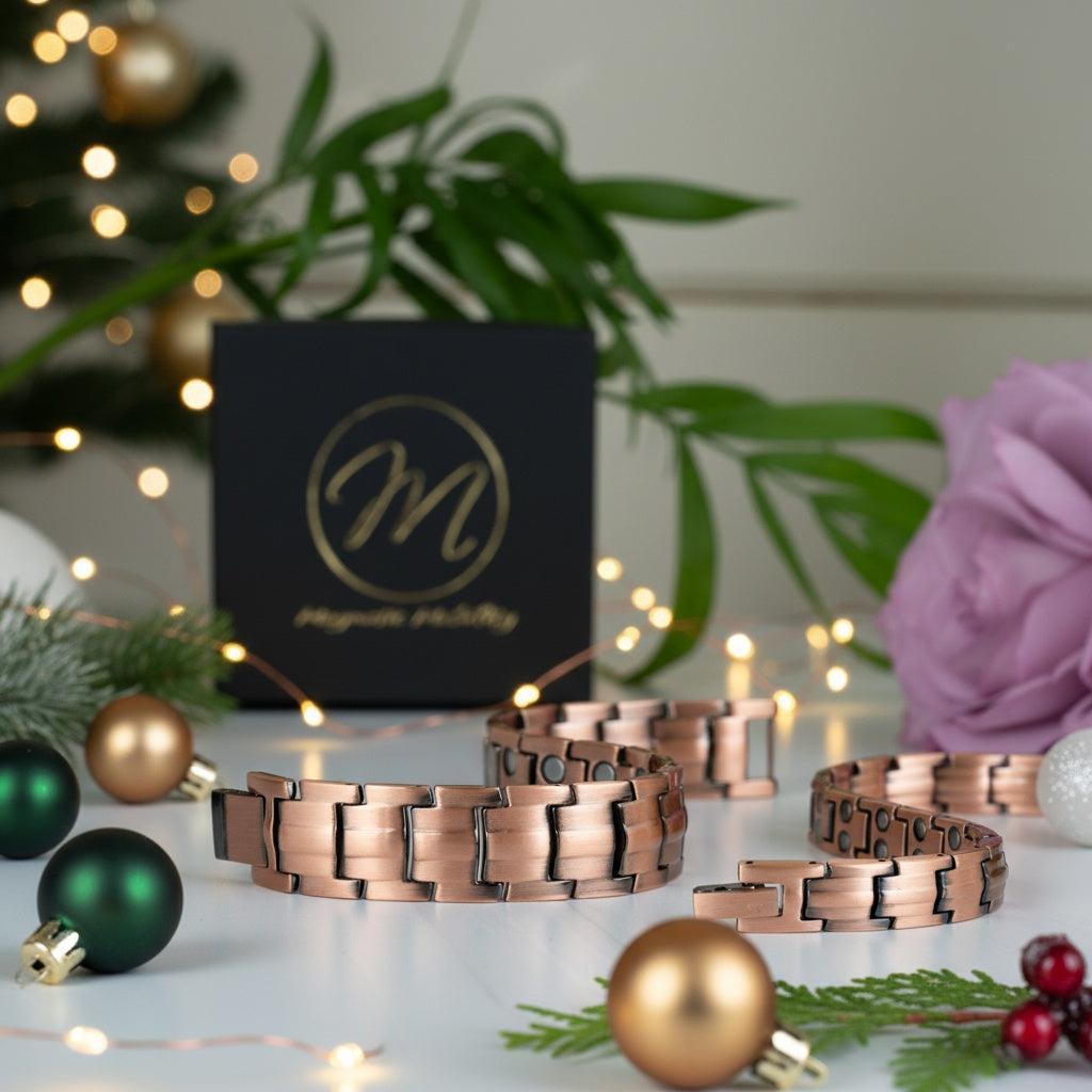 Ashe Copper Magnetic Bracelet - Double Strength- Lillys Pharmacy and Health Store