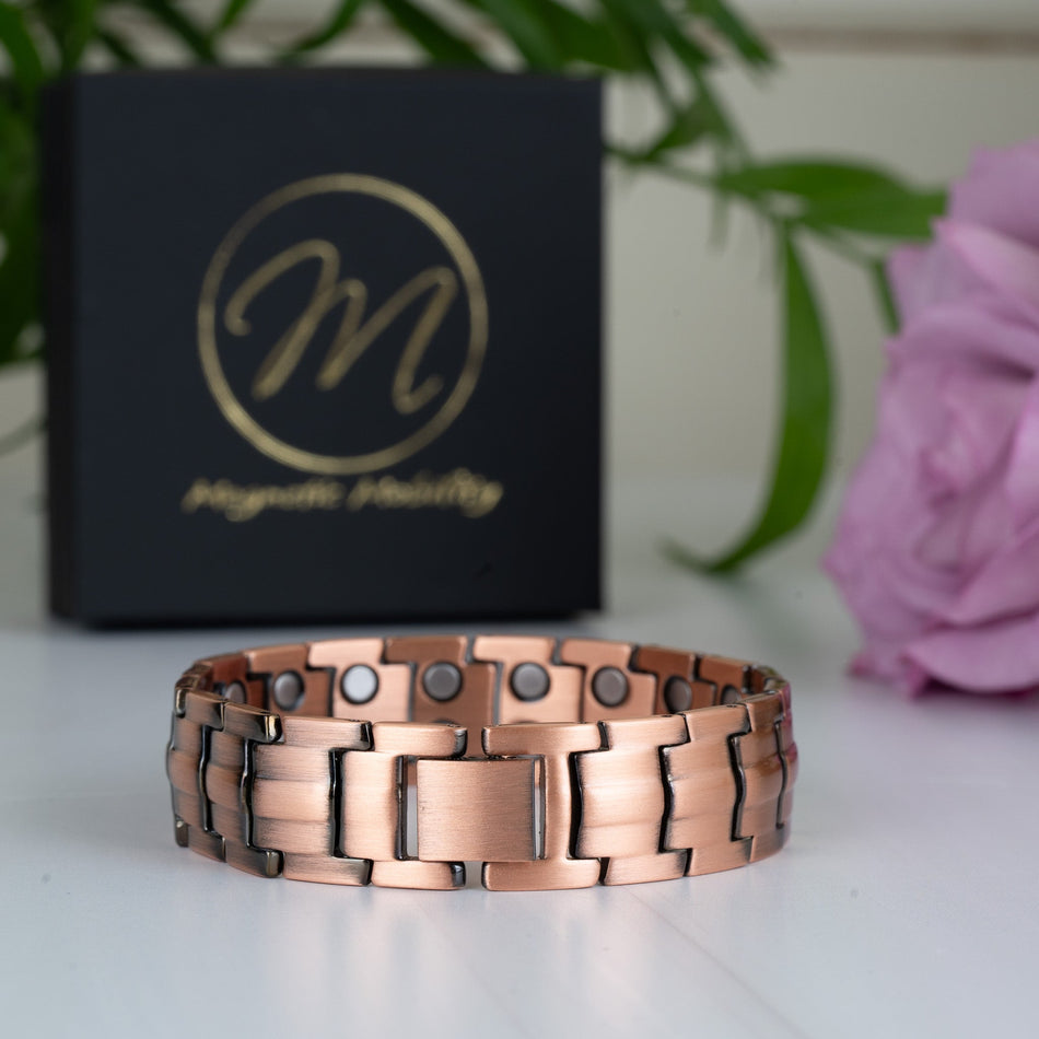 Ashe Copper Magnetic Bracelet - Double Strength- Lillys Pharmacy and Health Store