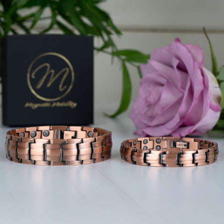 Ashe Copper Magnetic Bracelet - Double Strength- Lillys Pharmacy and Health Store