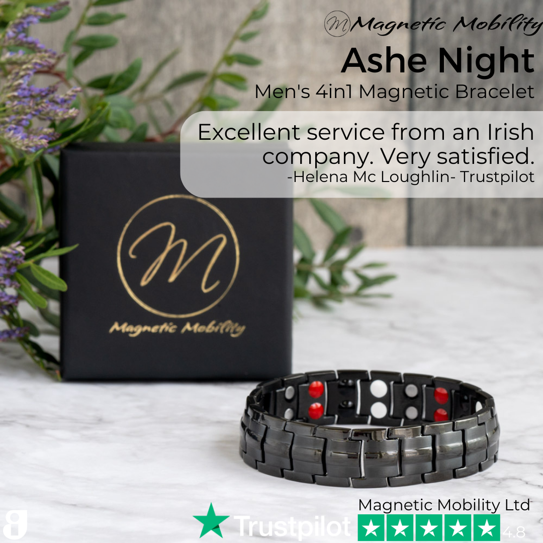 Ashe Night 4in1 Magnetic Bracelet - Double Strength- Lillys Pharmacy and Health Store