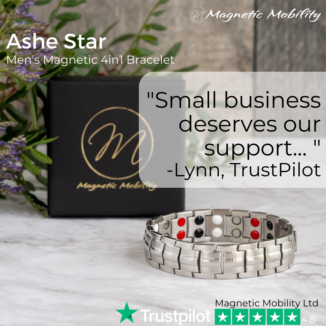Ashe Star 4in1 Magnetic Bracelet - Double Strength- Lillys Pharmacy and Health Store
