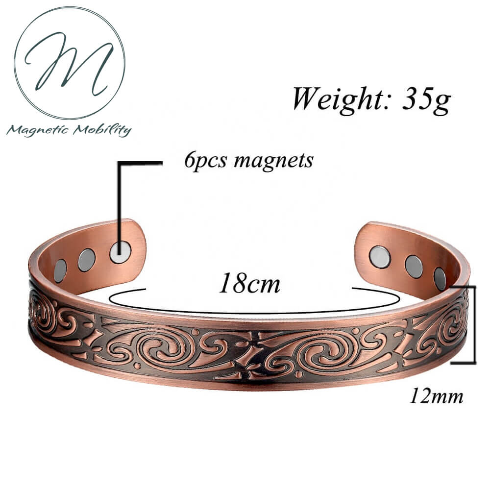 Feverfew Copper Bracelet- Lillys Pharmacy and Health Store