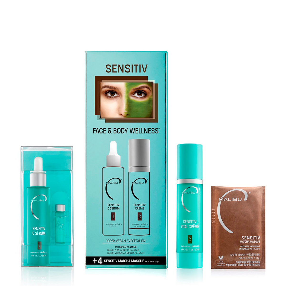 Malibu C Sensitive Face & Body Collection- Lillys Pharmacy and Health Store