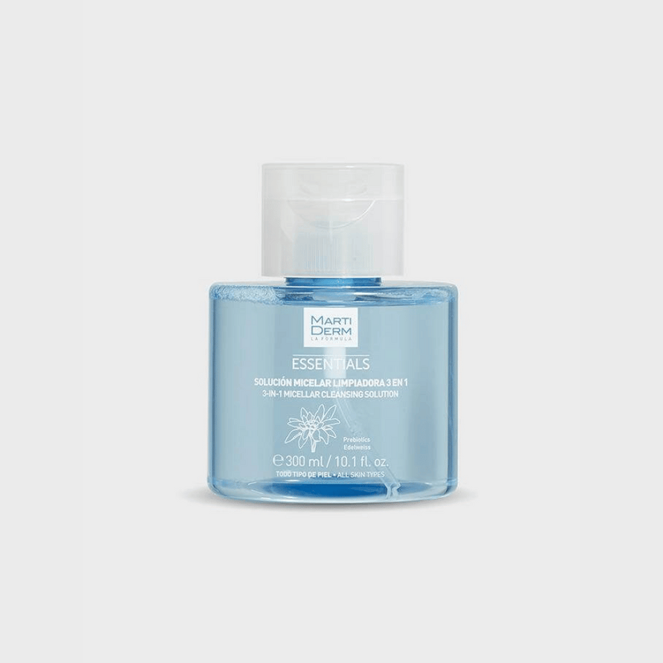 Martiderm Essentials 3-In-1 Micellar Cleansing Solution 300ml- Lillys Pharmacy and Health Store