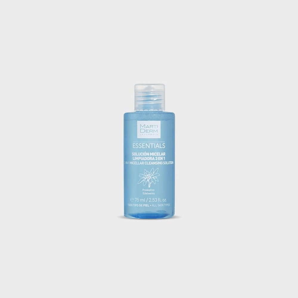 Martiderm Essentials 3-In-1 Micellar Cleansing Solution 75ml- Lillys Pharmacy and Health Store
