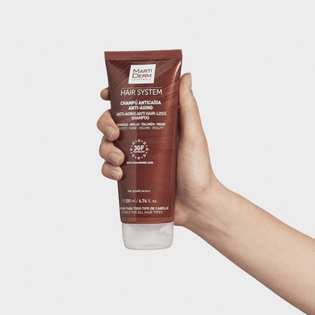 Martiderm Hair System Anti-Aging Anti Hair-Loss Shampoo 200ml- Lillys Pharmacy and Health Store
