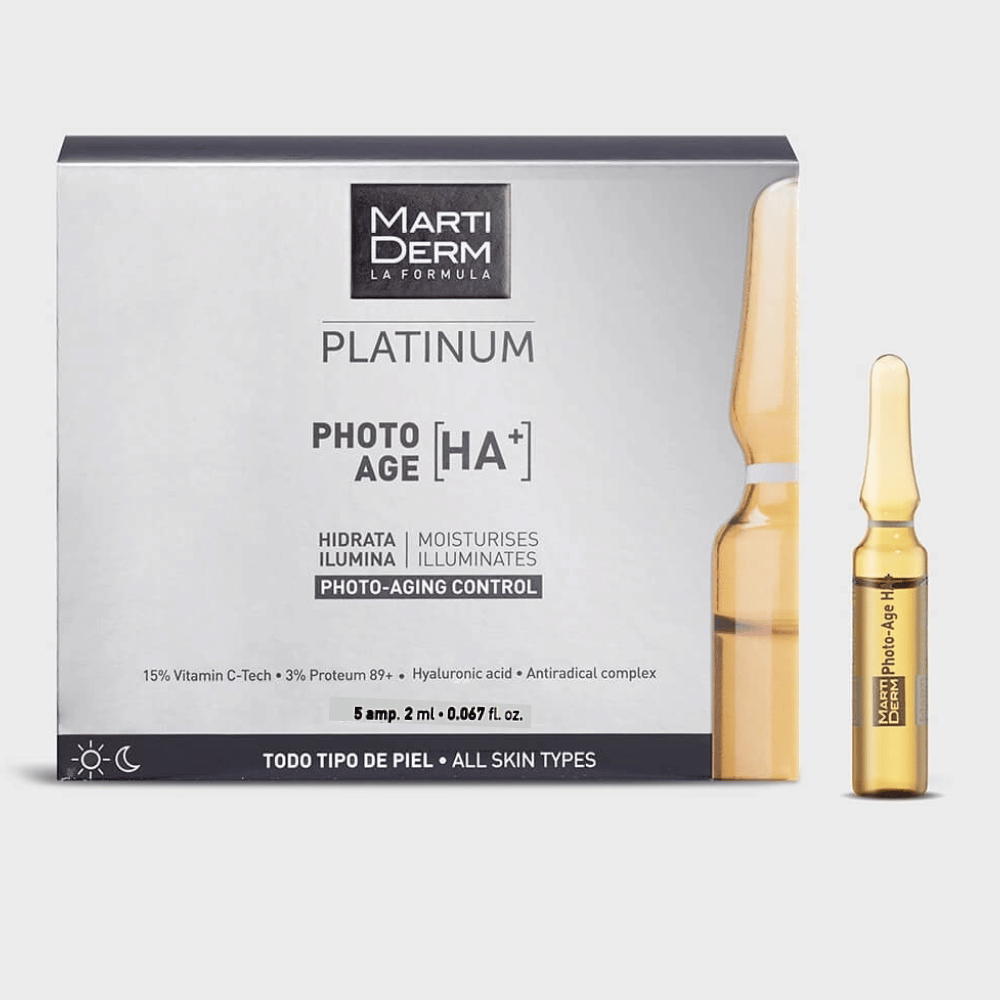 Martiderm Platinum Photo-Age Ha+ Ampoules - 5 Ampoules- Lillys Pharmacy and Health Store