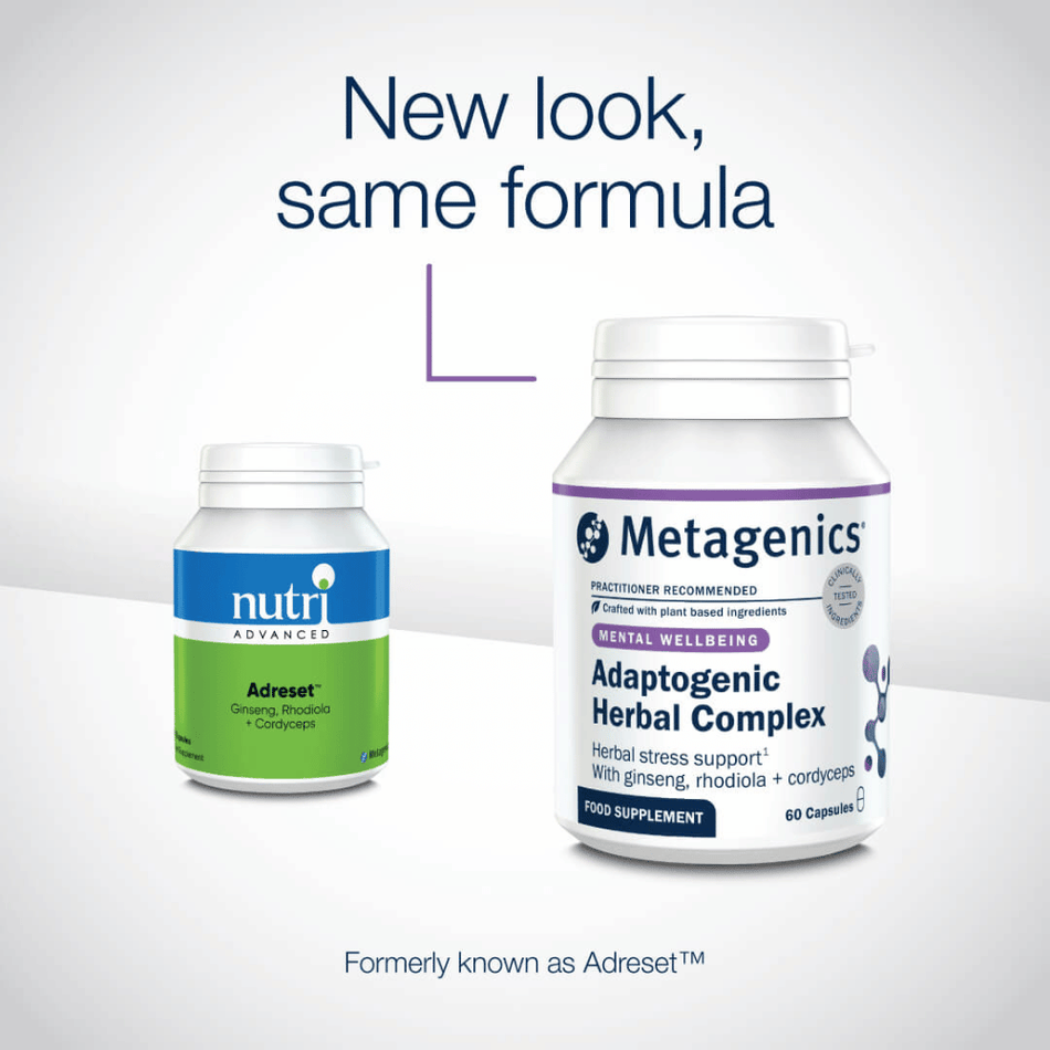 Metagenics (formerly Nutri Advanced) Adaptogenic Herbal Complex 60 Capsules- Lillys Pharmacy and Health Store