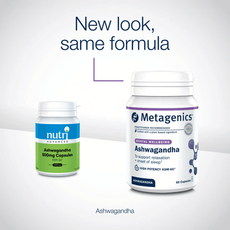 Nutri Advanced Ashwaghanda 500mg Capsules- Lillys Pharmacy and Health Store