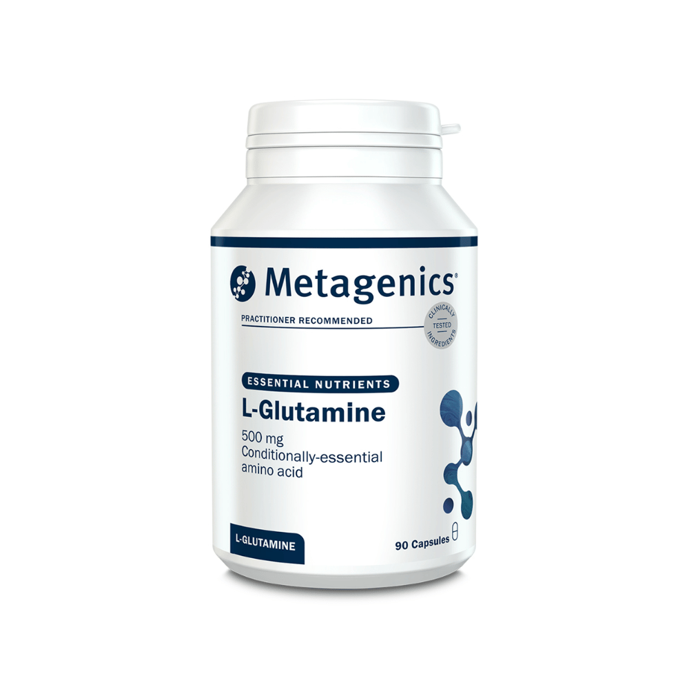 Metagenics L-Glutamine 500mg 90 Capsules- Lillys Pharmacy and Health Store