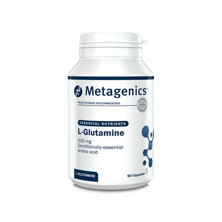 Metagenics L-Glutamine 500mg 90 Capsules- Lillys Pharmacy and Health Store