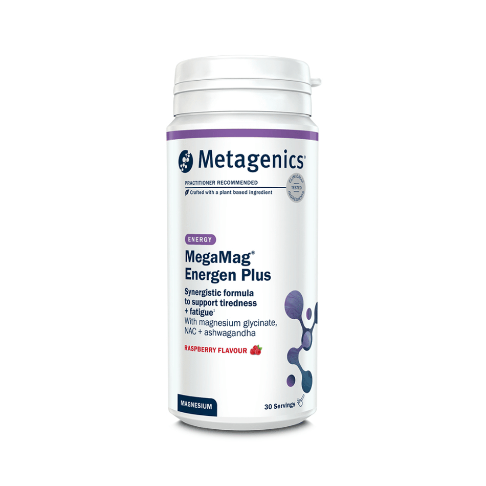 Metagenics MegaMag - Energen Plus (Raspberry) 30 Servings- Lillys Pharmacy and Health Store