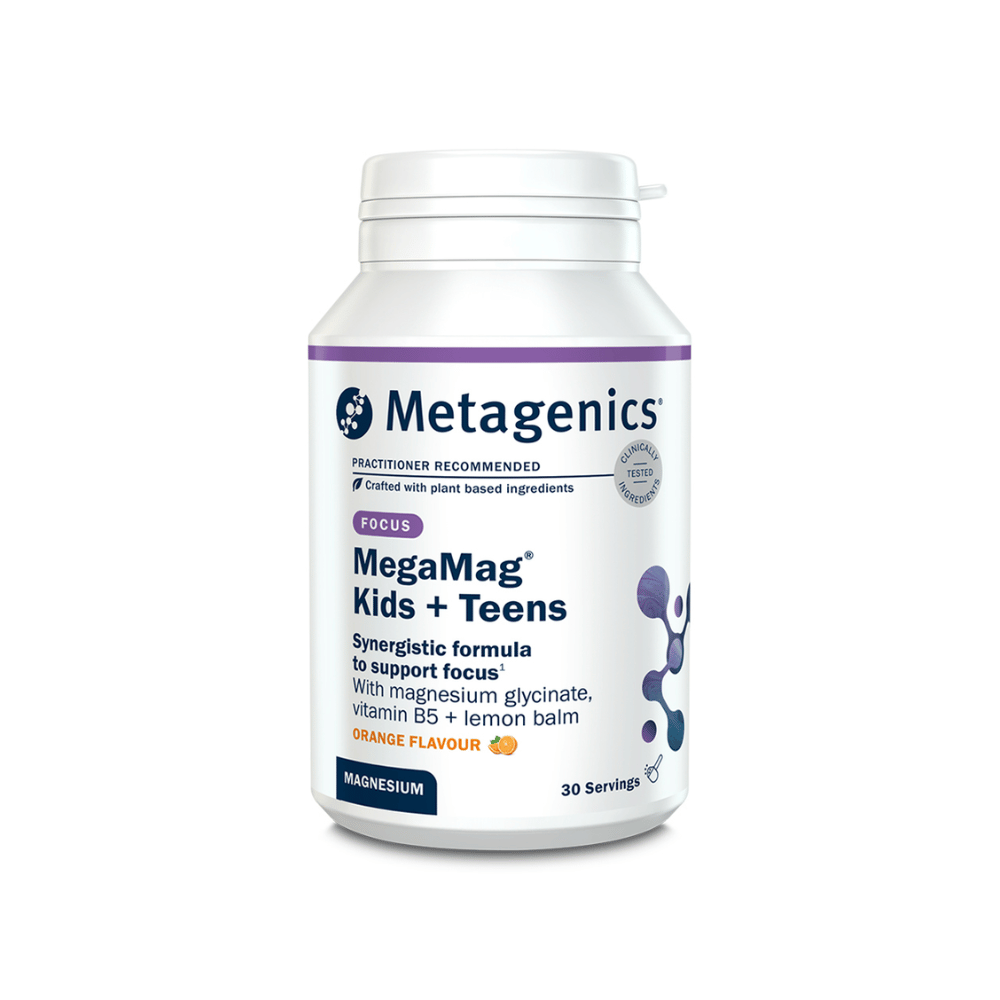 Metagenics MegaMag Kids + Teens Powder 30 Servings- Lillys Pharmacy and Health Store