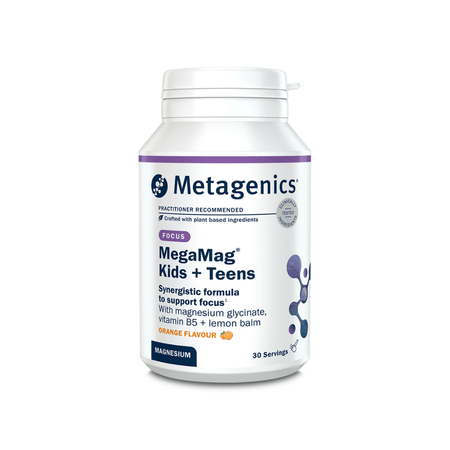 Metagenics MegaMag Kids + Teens Powder 30 Servings- Lillys Pharmacy and Health Store
