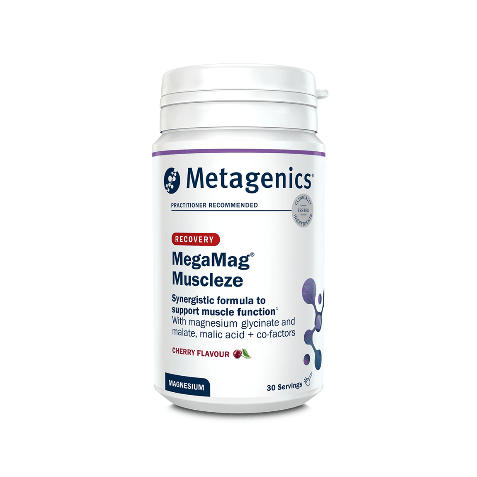 Metagenics MegaMag Muscleze (cherry) 30 Servings- Lillys Pharmacy and Health Store
