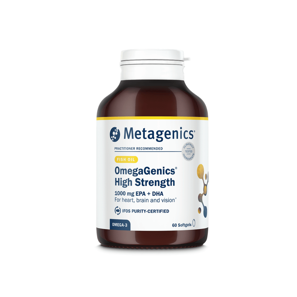 Metagenics OmegaGenics High Strength Omega-3 Fish Oil Capsules 60's- Lillys Pharmacy and Health Store