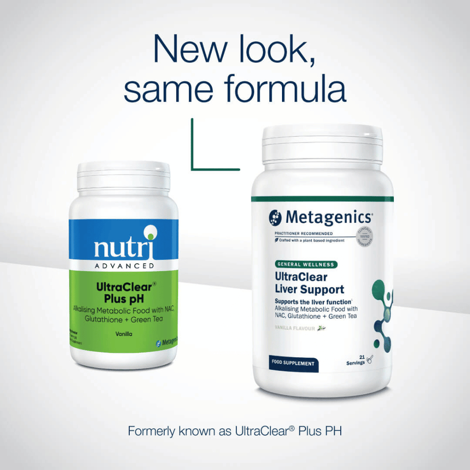 Metagenics (formerly Nutri Advanced) UltraClear Plus pH (vanilla) 21 Servings- Lillys Pharmacy and Health Store