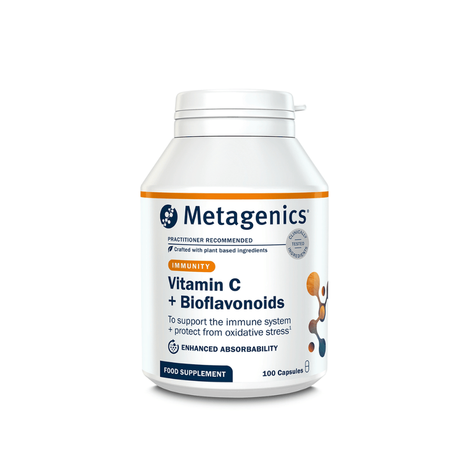 Metagenics Vitamin C + Bioflavonoids 100 Capsules- Lillys Pharmacy and Health Store