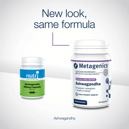 Nutri Advanced Ashwaghanda 500mg Capsules- Lillys Pharmacy and Health Store