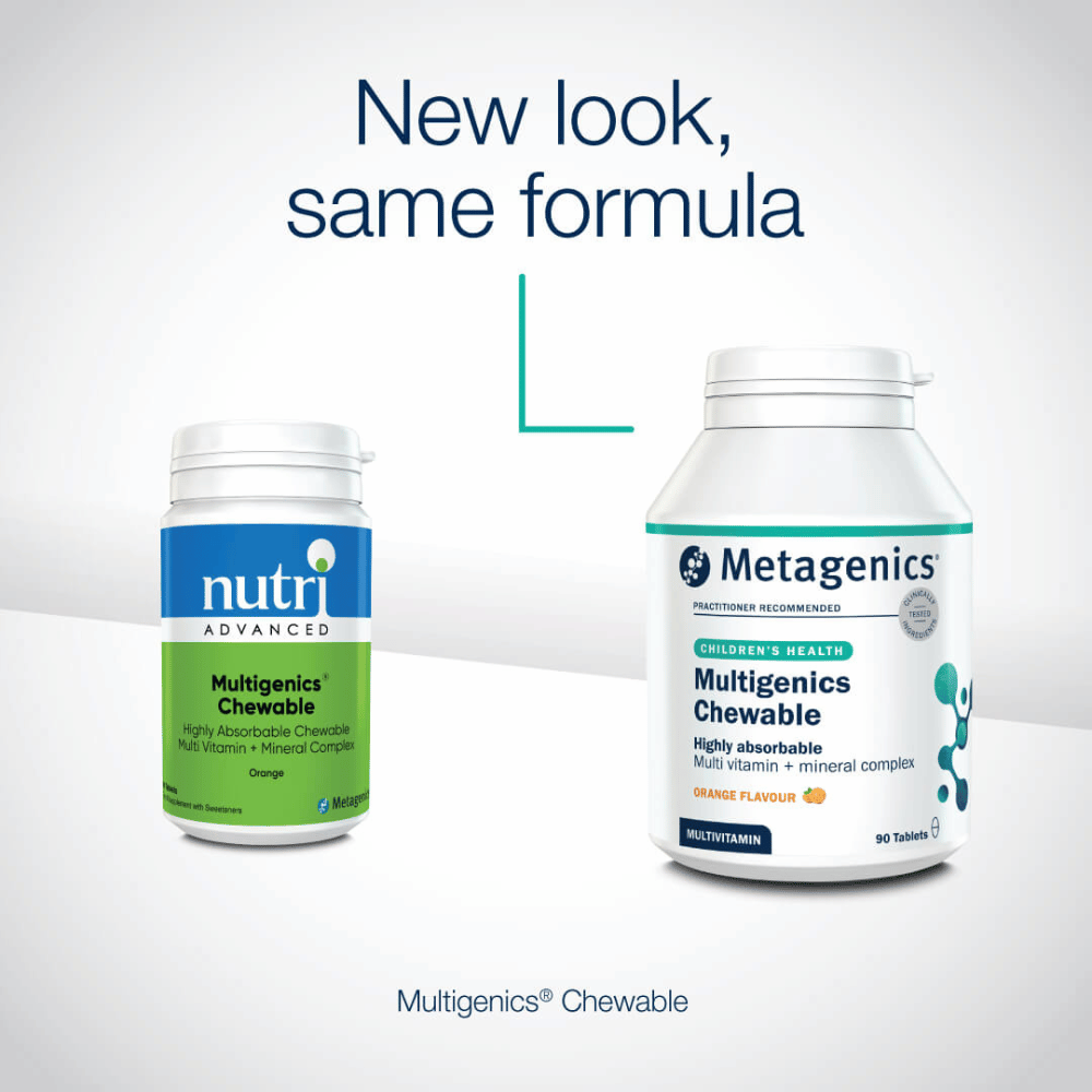 Metagenics (formerly Nutri Advanced) Multigenics Chewable 90 Tabs- Lillys Pharmacy and Health Store
