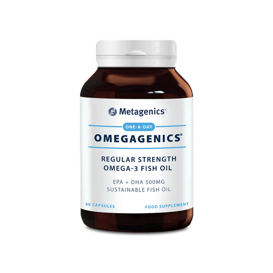 Nutri Advanced OmegaGenics Regular Strength Omega-3 Fish Oil 60 Caps- Lillys Pharmacy and Health Store