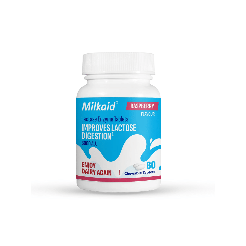 Milkaid Tablets Raspberry (60’s)- Lillys Pharmacy and Health Store