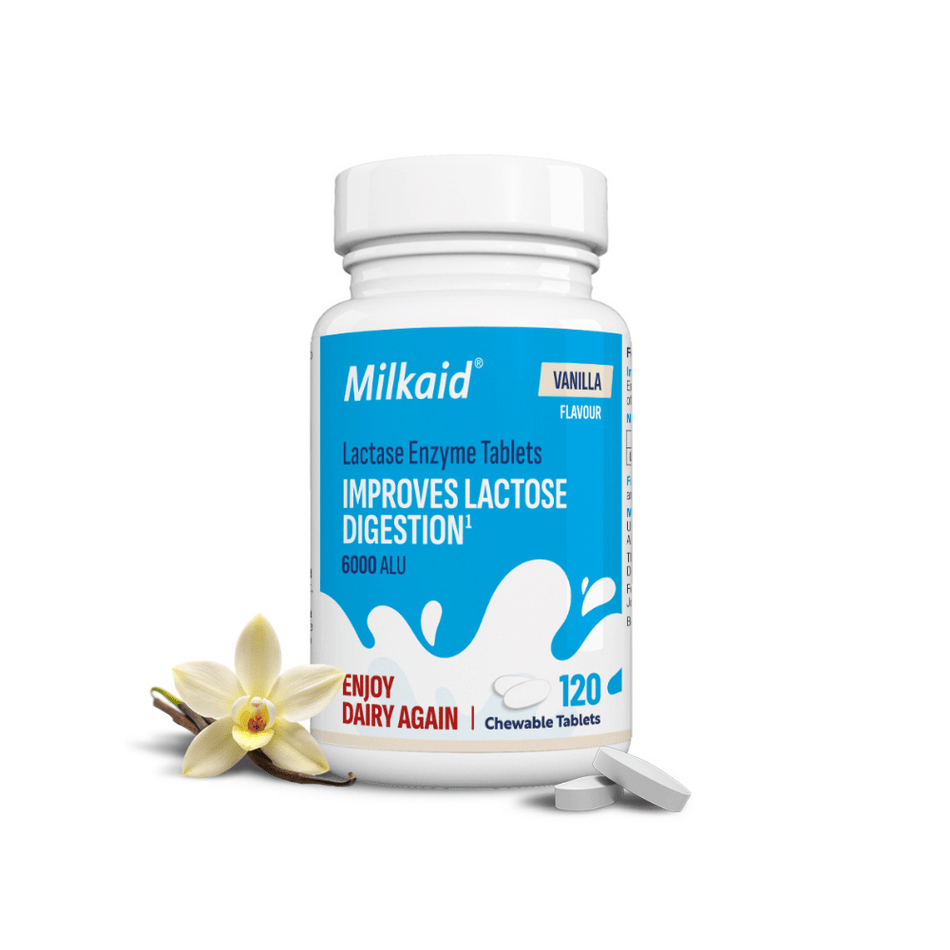 Milkaid Tablets Vanilla 120’s- Lillys Pharmacy and Health Store
