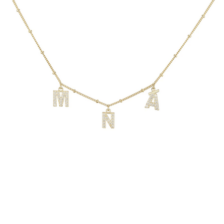Mná Necklace Gold- Lillys Pharmacy and Health Store