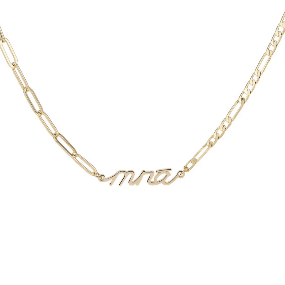 Mná Power Necklace Gold- Lillys Pharmacy and Health Store