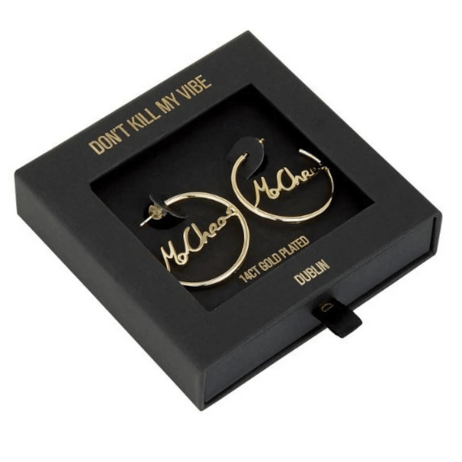 Mo Chroí Hoop Earrings Gold- Lillys Pharmacy and Health Store