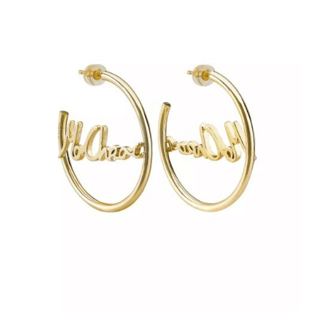 Mo Chroí Hoop Earrings Gold- Lillys Pharmacy and Health Store