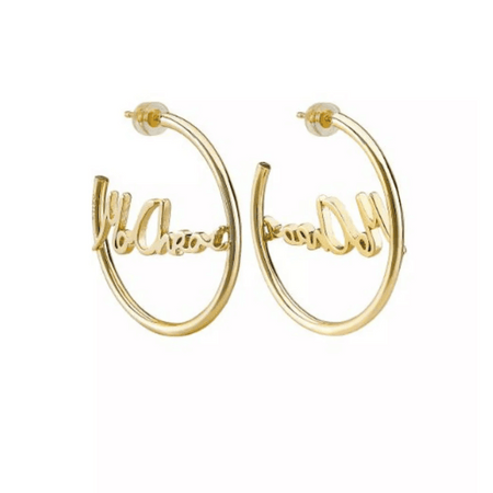 Mo Chroí Hoop Earrings Gold- Lillys Pharmacy and Health Store