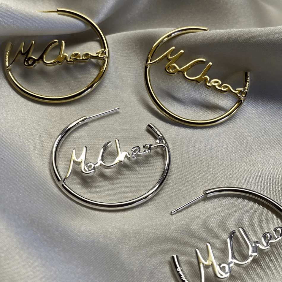 Mo Chroí Hoop Earrings Silver- Lillys Pharmacy and Health Store