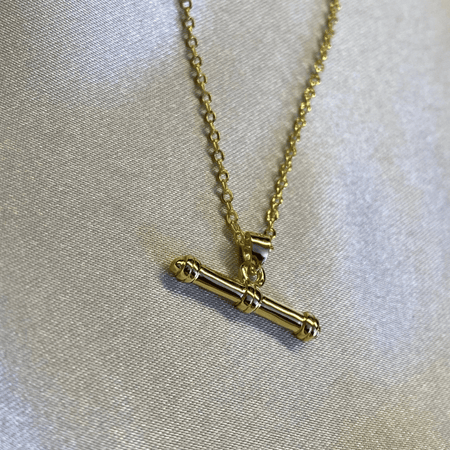 Mr T-Bar Necklace Gold- Lillys Pharmacy and Health Store