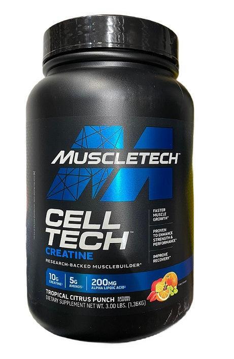 MuscleTech Cell - Tech Creatine, Tropical Citrus Punch (US Formula) - 1360g - Lilly’s Pharmacy & Health Store