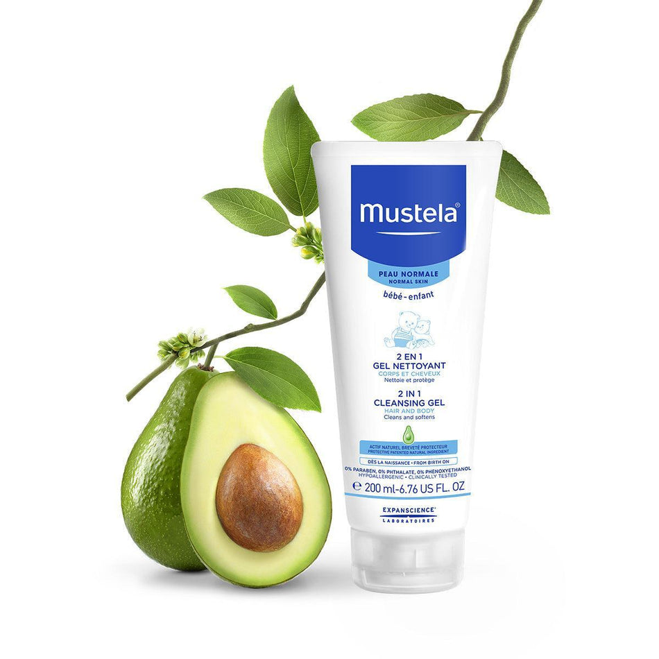 Mustela 2 in 1 Cleansing gel 200ml