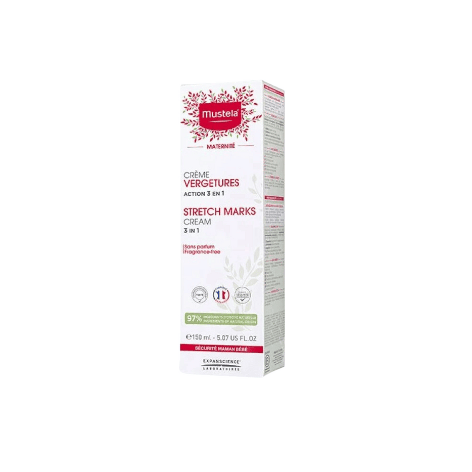 Mustela Maternity Stretch Marks Cream Fragrance Free 150ml- Lillys Pharmacy and Health Store