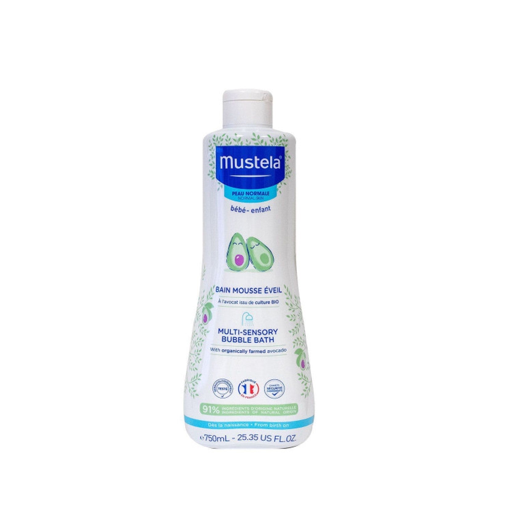 Mustela Multi-Sensory Bubble Bath Supersize 750ml- Lillys Pharmacy and Health Store