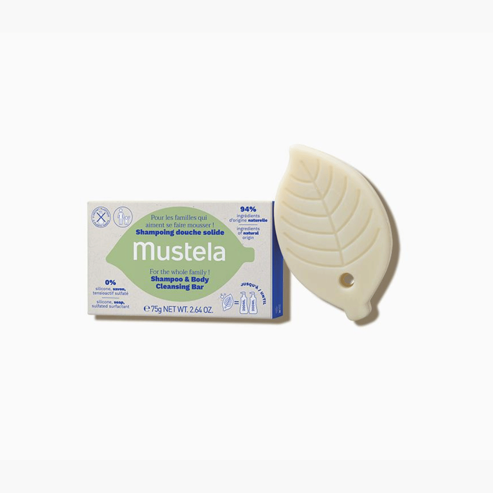Mustela Solid Shampoo and Body Cleansing Bar 75g- Lillys Pharmacy and Health Store