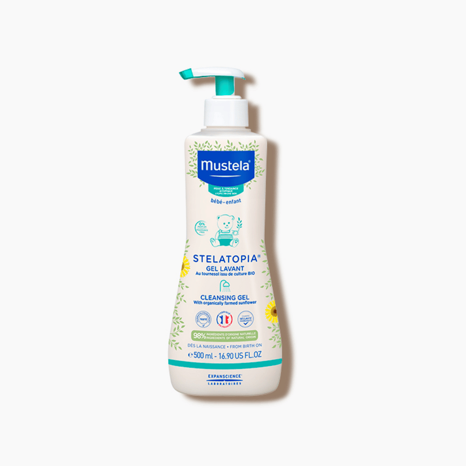 Mustela Stelatopia Cleansing Gel 500ml- Lillys Pharmacy and Health Store