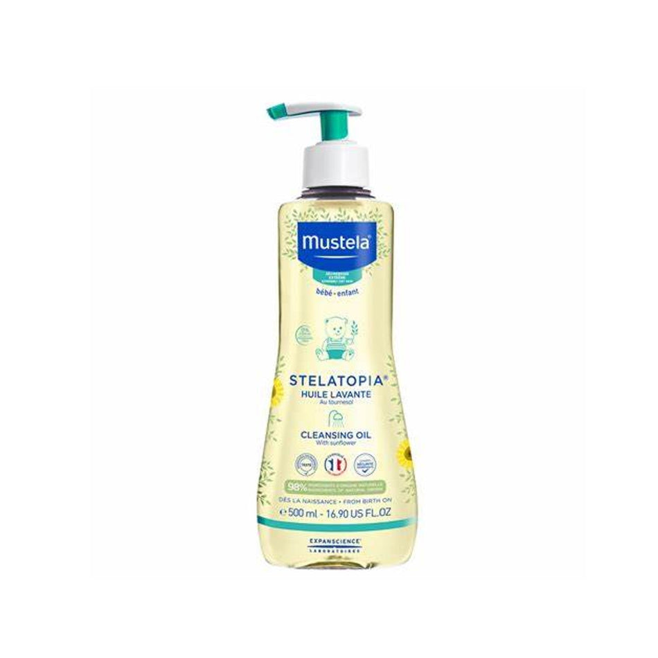 Mustela Stelatopia Cleansing Oil 500ml- Lillys Pharmacy and Health Store