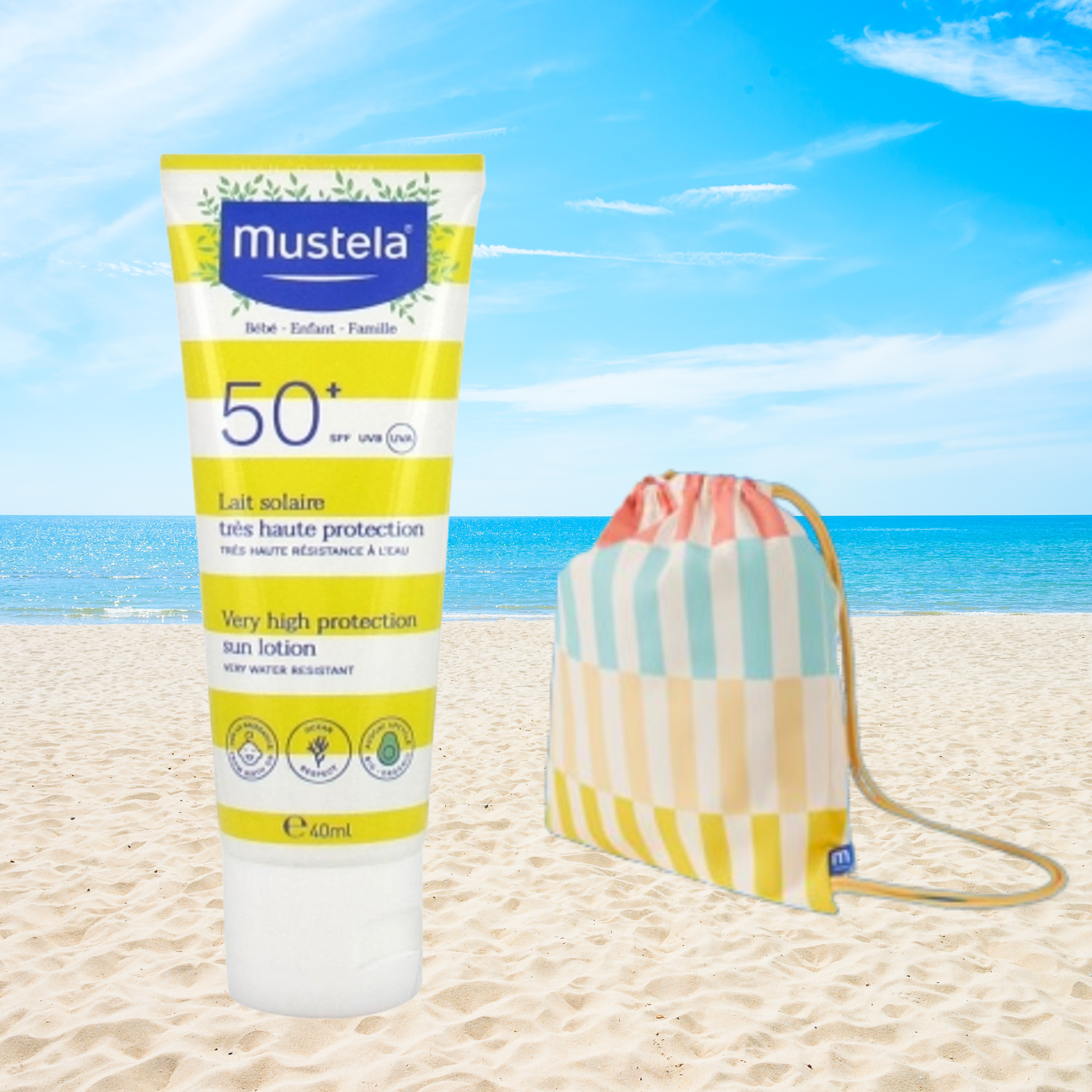 Mustela Sun Lotion Spf 50+ 40ml - Free Gift with Purchase- Lillys Pharmacy and Health Store