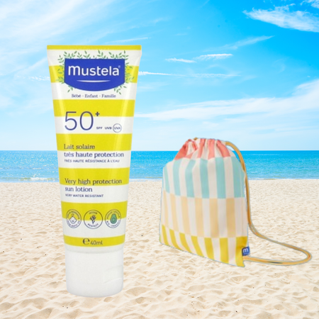 Mustela Sun Lotion Spf 50+ 40ml - Free Gift with Purchase- Lillys Pharmacy and Health Store