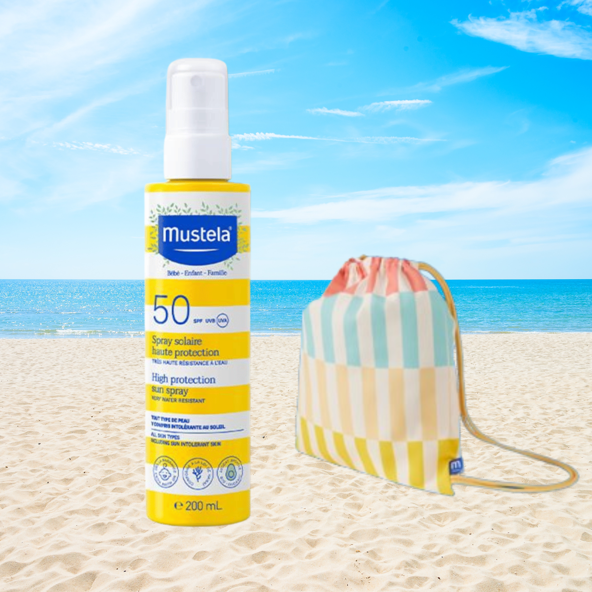 Mustela Sun - Spray Spf 50 200ml - Free Gift with Purchase- Lillys Pharmacy and Health Store