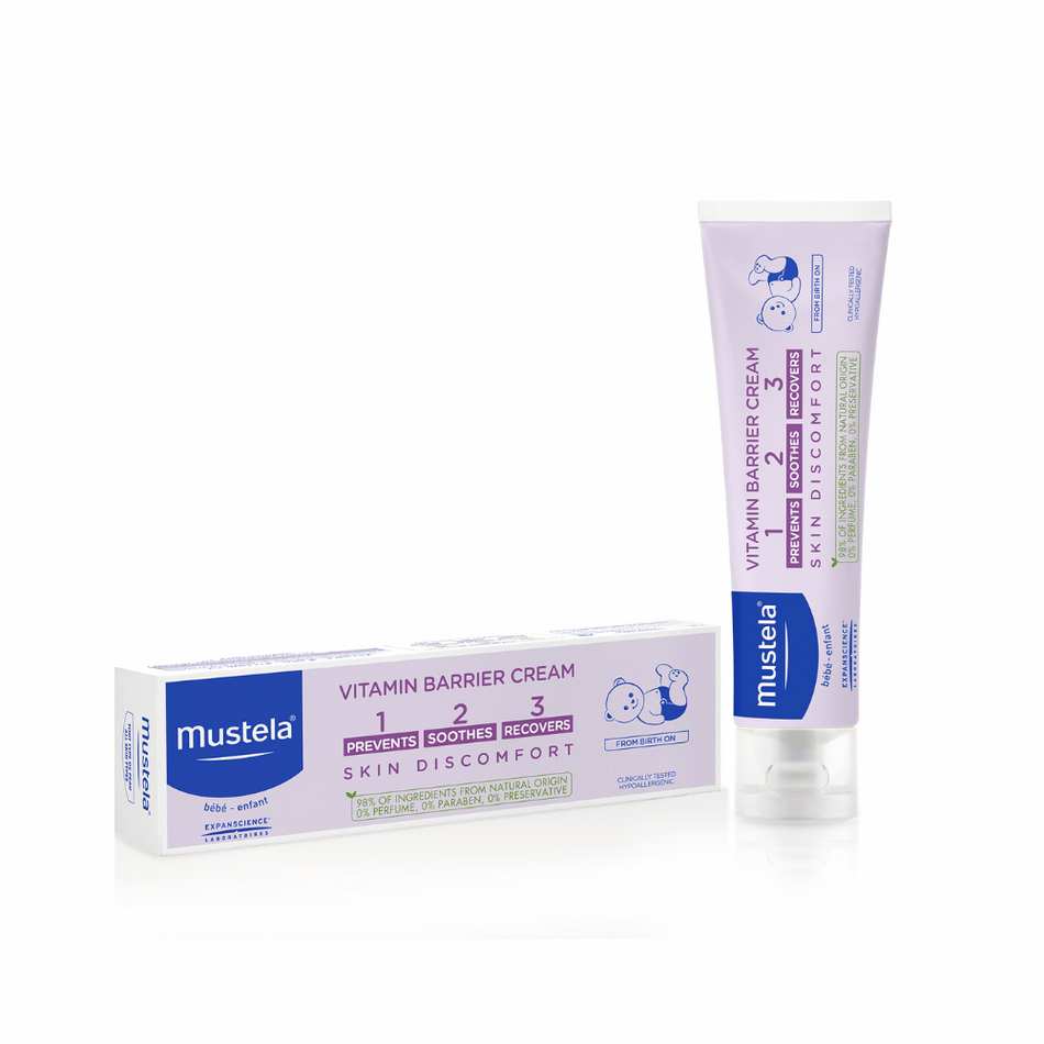 Mustela Vitamin Barrier Change Cream 1 2 3 50ml- Lillys Pharmacy and Health Store