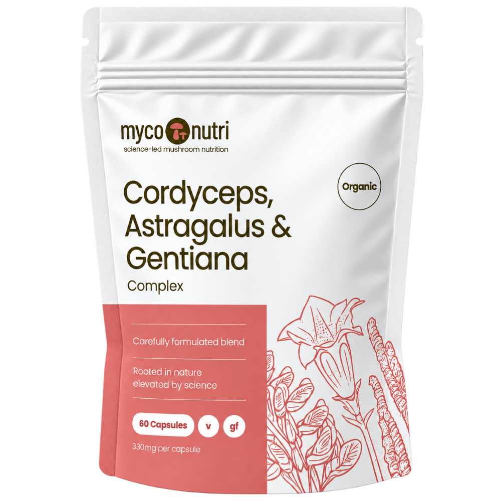 MycoNutri Cordyceps Astragalus & Gentiana Capsules 60's- Lillys Pharmacy and Health Store