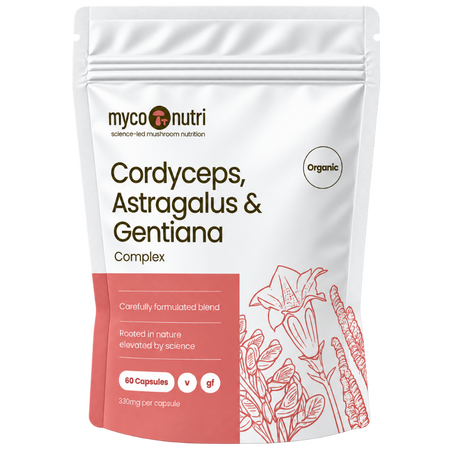 MycoNutri Cordyceps Astragalus & Gentiana Capsules 60's- Lillys Pharmacy and Health Store