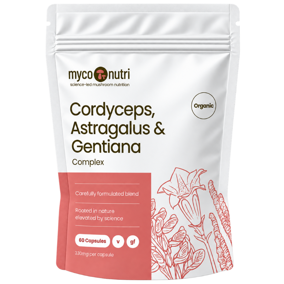 MycoNutri Cordyceps Astragalus & Gentiana Capsules 60's- Lillys Pharmacy and Health Store