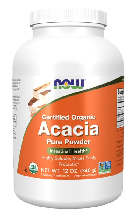 NOW Foods Acacia Pure Powder - 340g - Lilly's Pharmacy